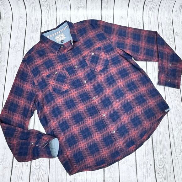 Flag & Anthem Men's Flannel Button Up Shirt Bundle Size X-Large - Picture 9 of 10